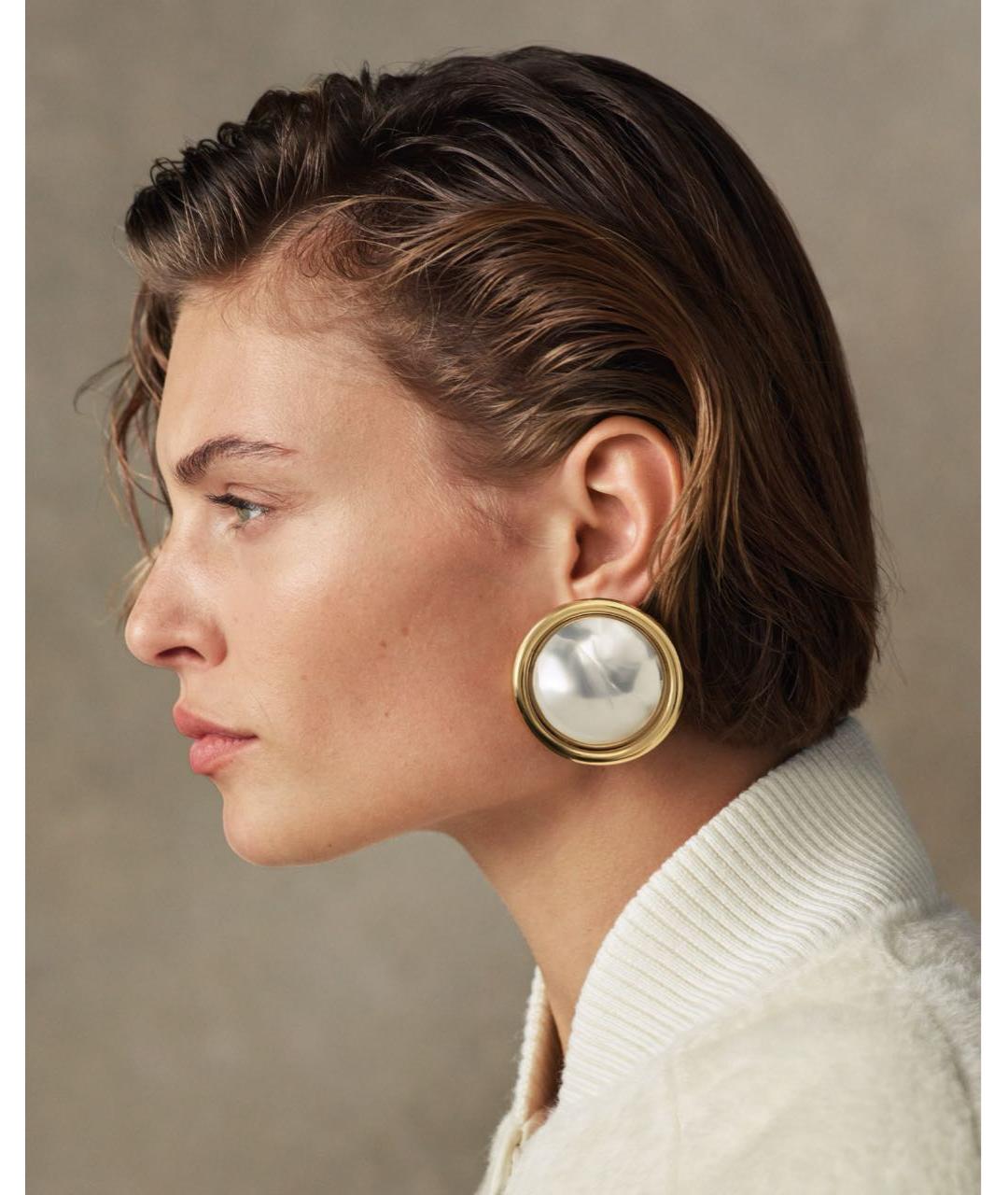 JACQUEMUS Серебряные латунные серьги, фото 2