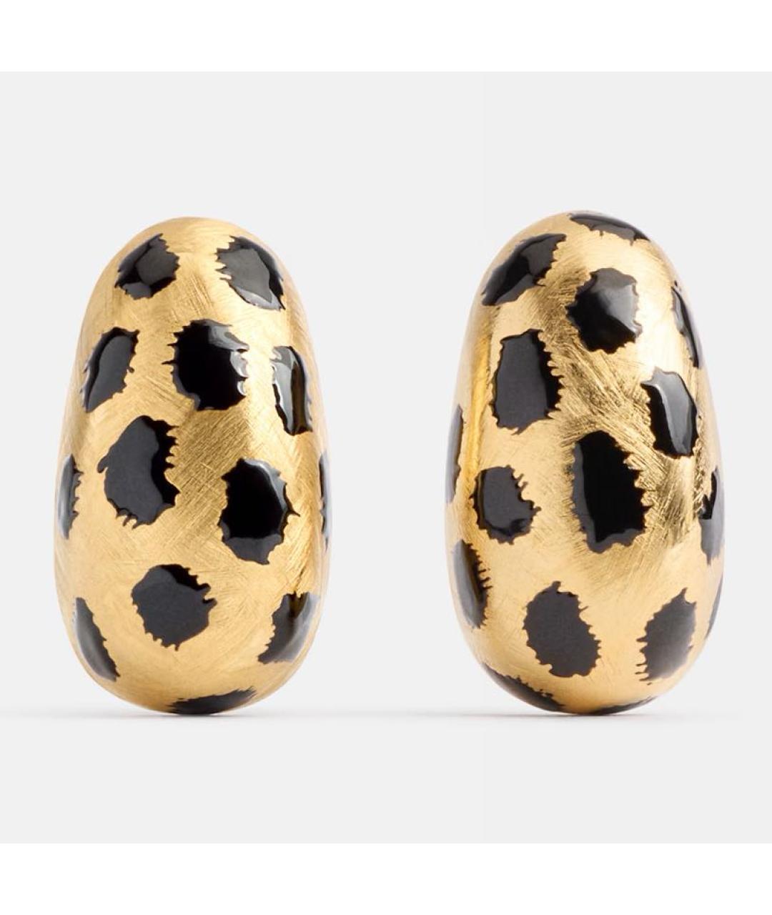 JACQUEMUS Золотые латунные серьги, фото 6