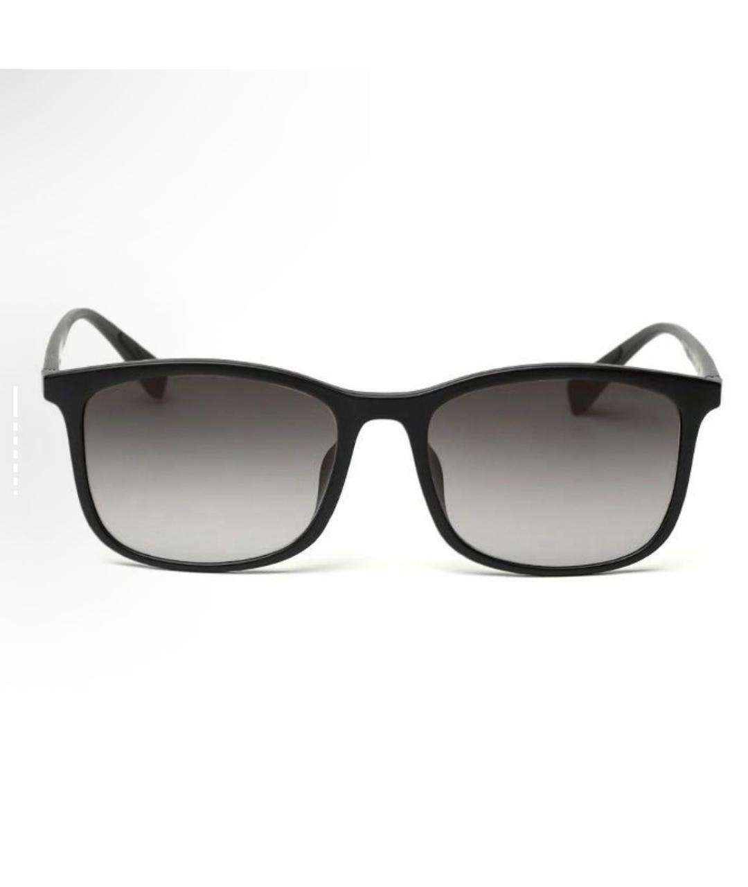 PRADA Черные пластиковые солнцезащитные очки, фото 2