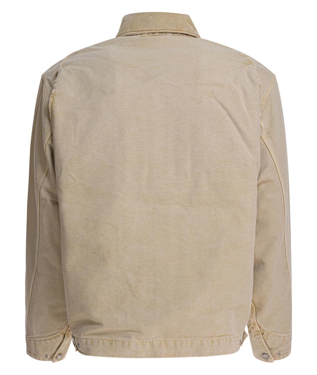 CARHARTT WIP Бежевая хлопковая куртка, фото 2