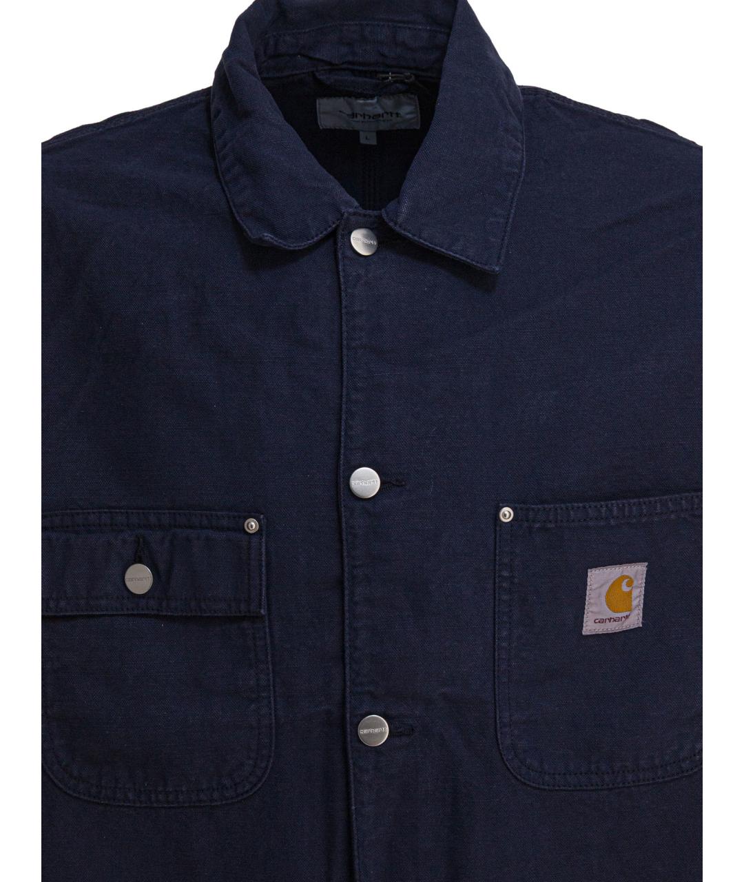 CARHARTT WIP Синяя хлопковая куртка, фото 3