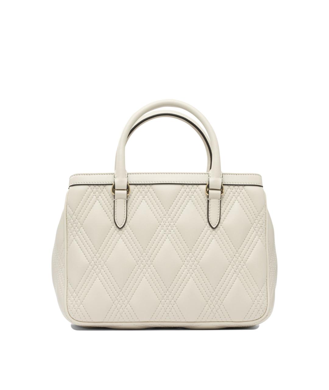 VALENTINO Бежевая кожаная сумка тоут, фото 3