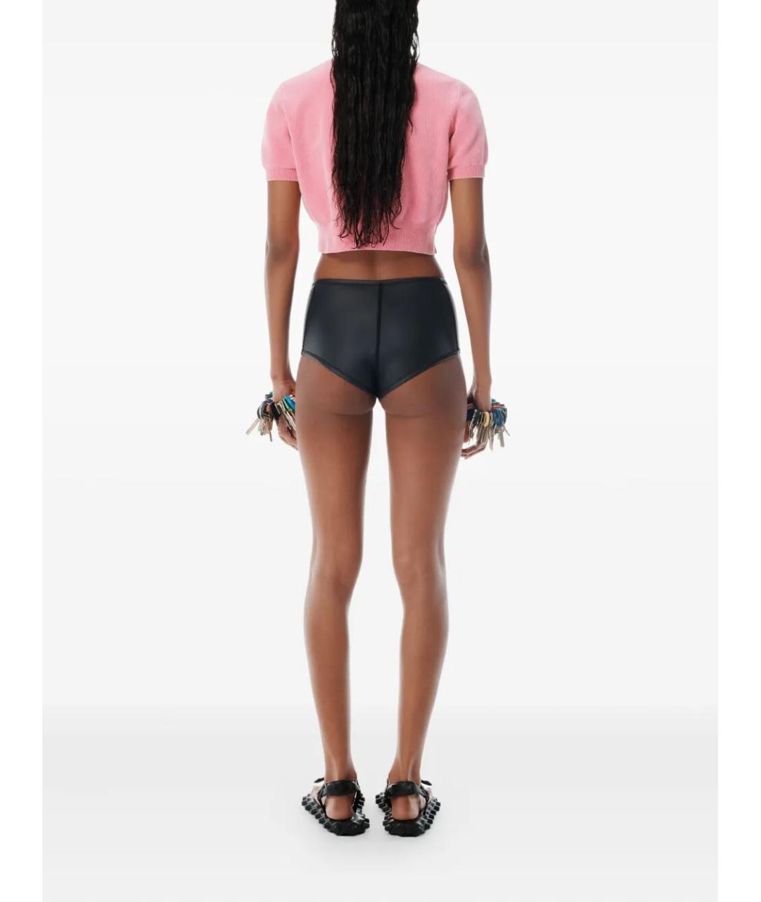 ALEXANDER WANG Розовая хлопковая футболка, фото 4
