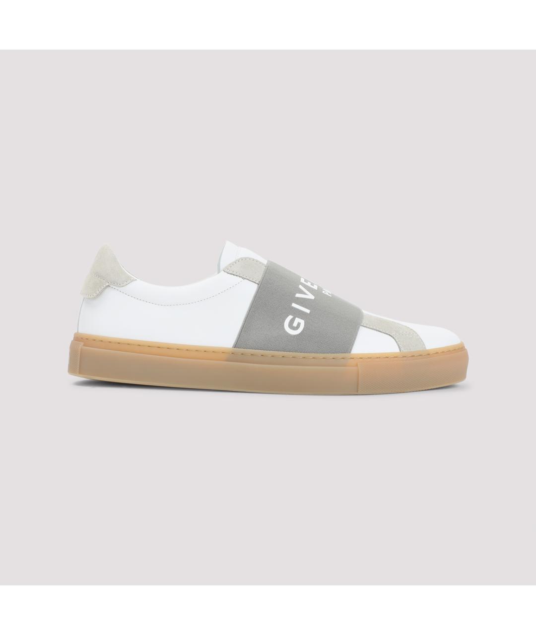 GIVENCHY Белые кожаные низкие кроссовки / кеды, фото 2