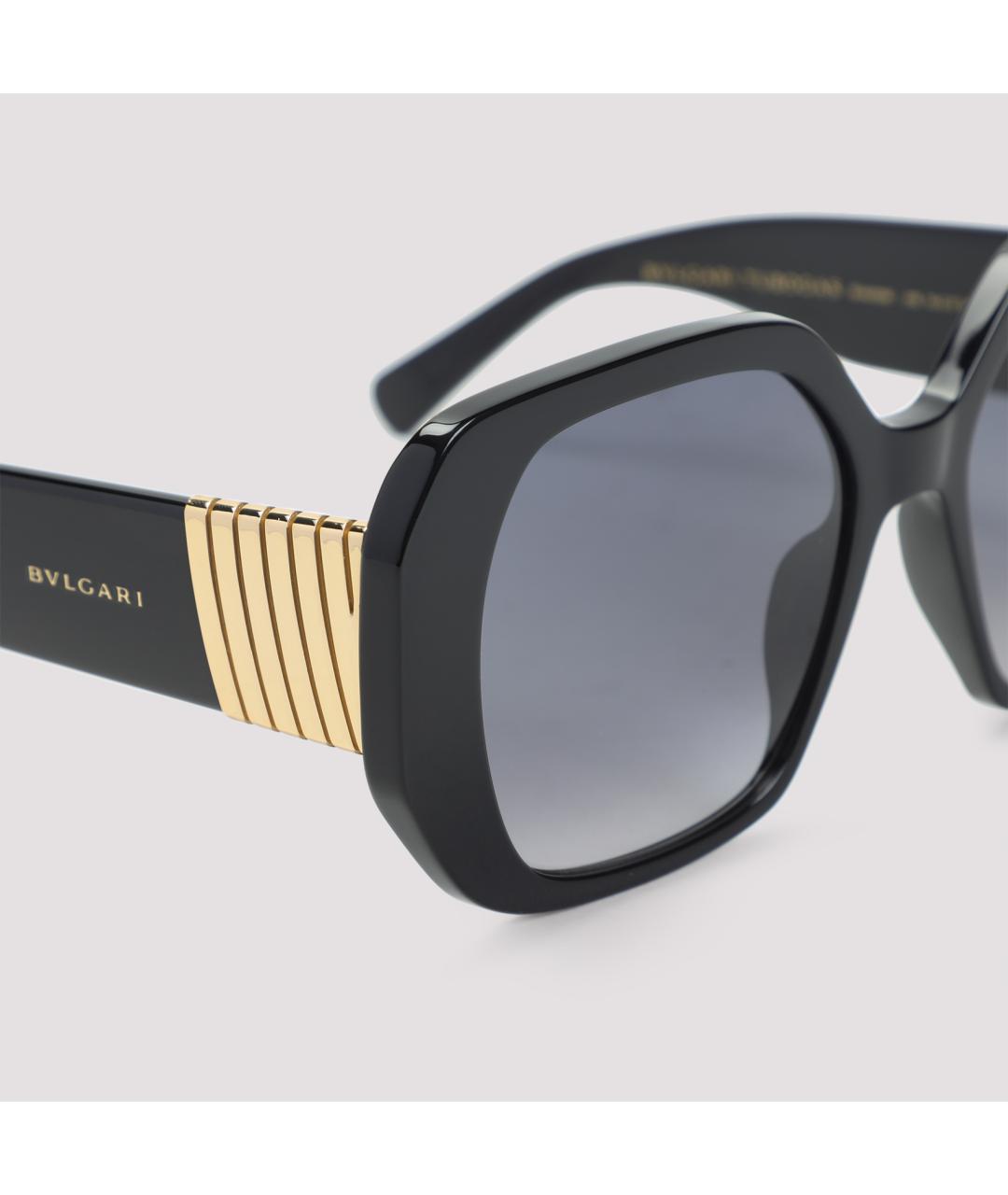 BVLGARI Черные солнцезащитные очки, фото 4