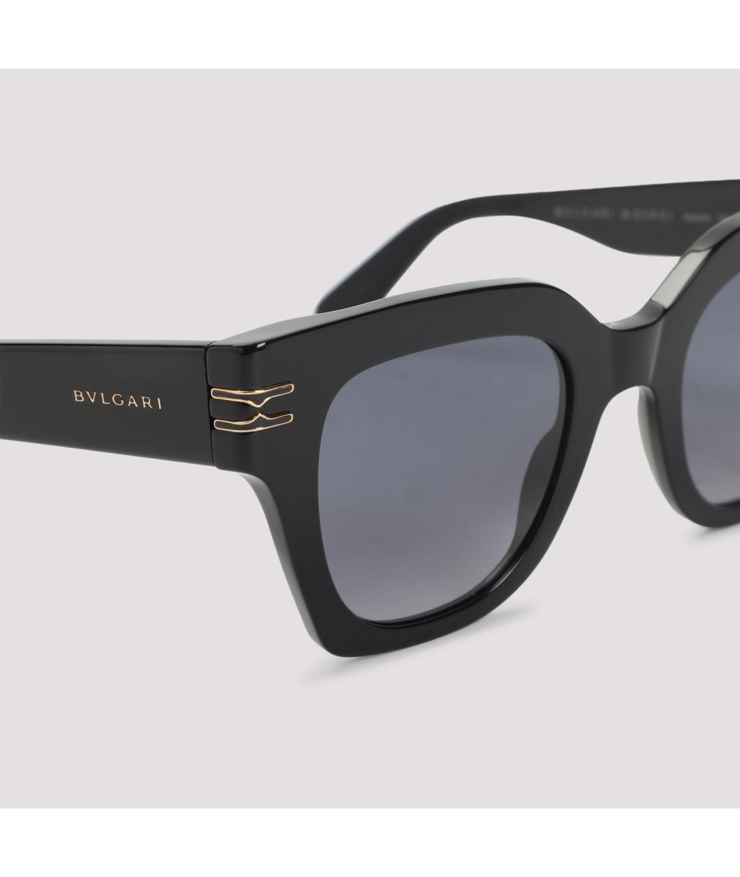 BVLGARI Черные солнцезащитные очки, фото 4