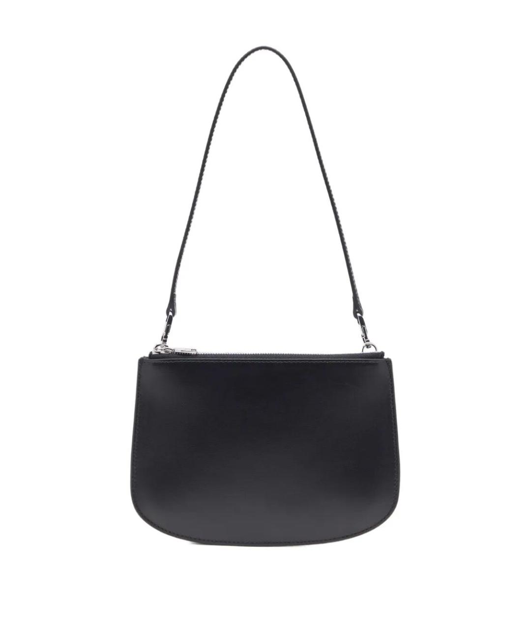 DIESEL Черная кожаная сумка через плечо, фото 2