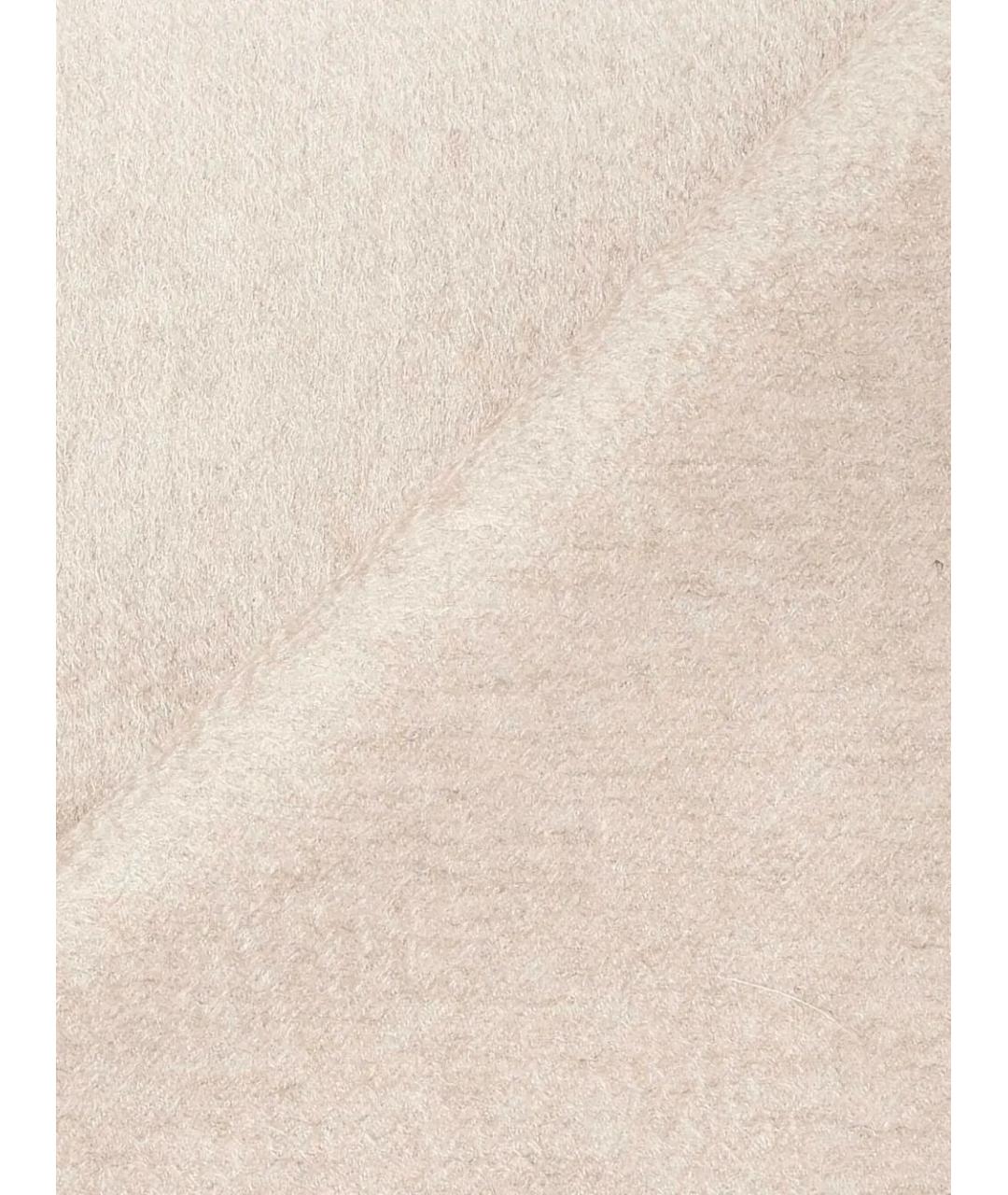 MAX MARA Бежевый кашемировый шарф, фото 3