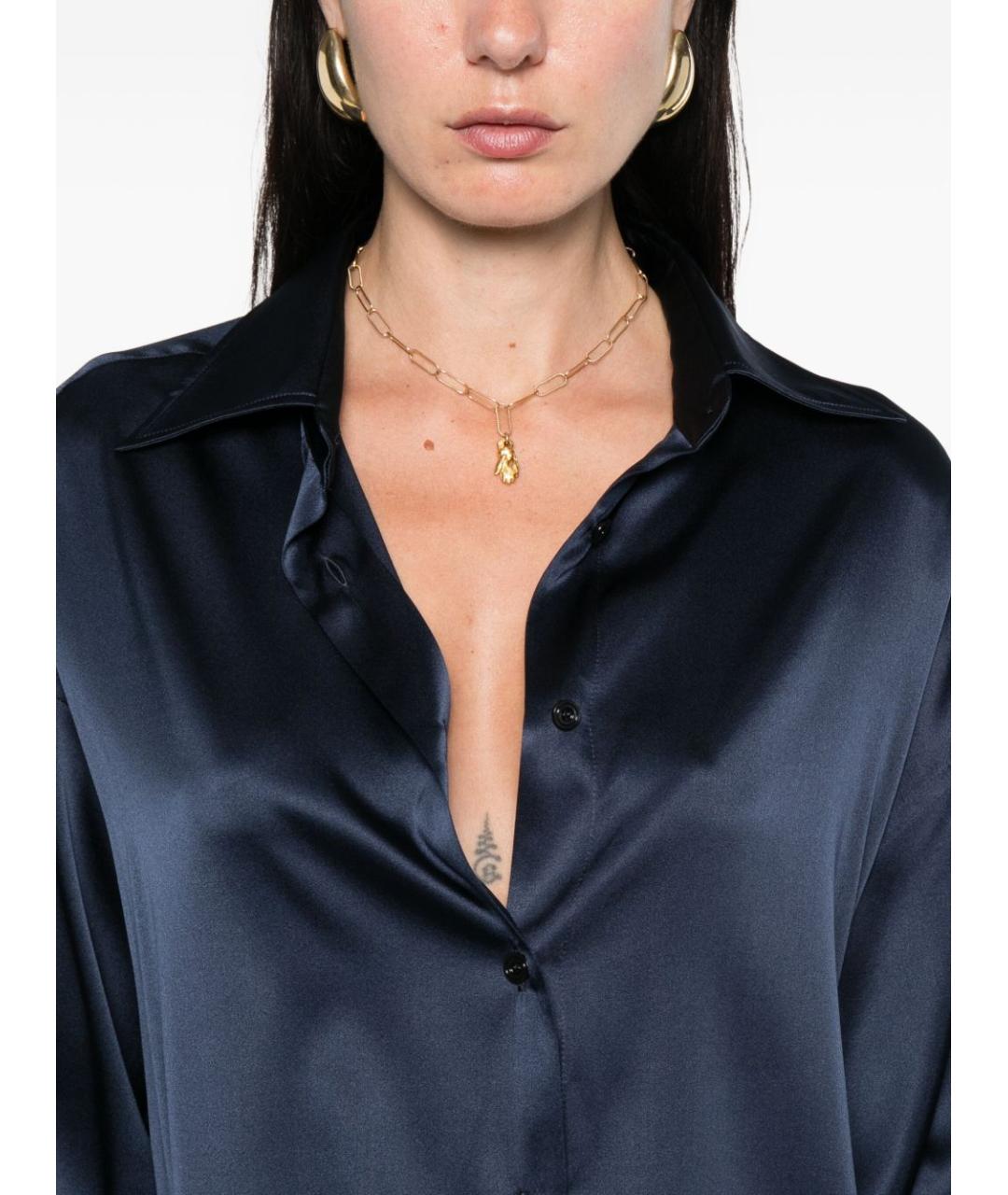 TOM FORD Синяя шелковая рубашка, фото 3