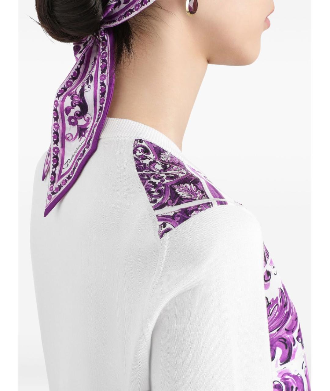 DOLCE&GABBANA Фиолетовый кардиган, фото 2