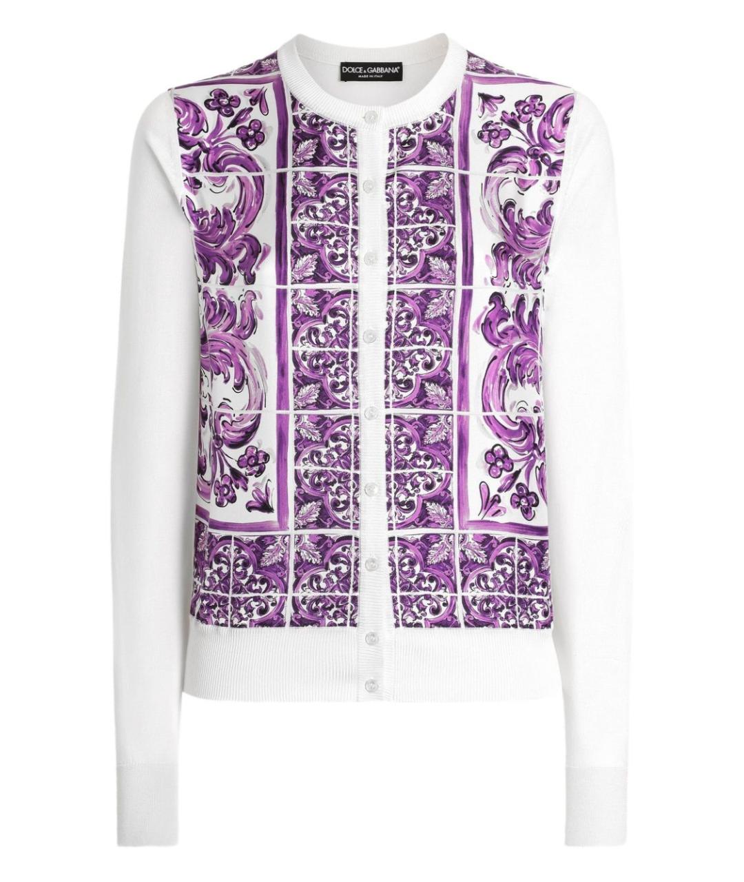 DOLCE&GABBANA Фиолетовый кардиган, фото 1
