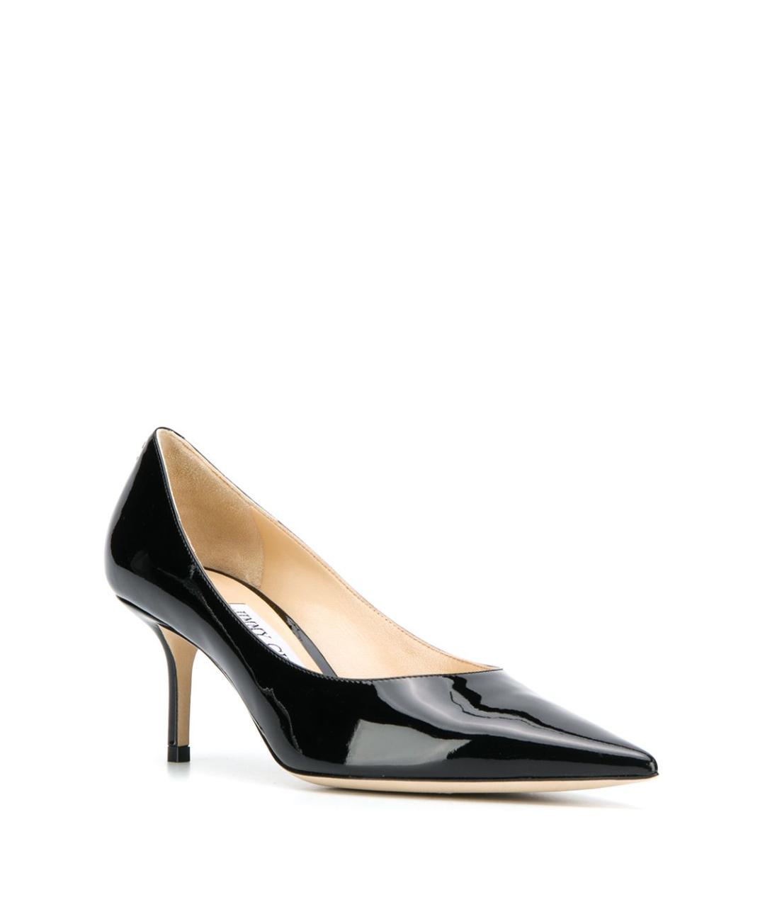 JIMMY CHOO Черные туфли из лакированной кожи, фото 4