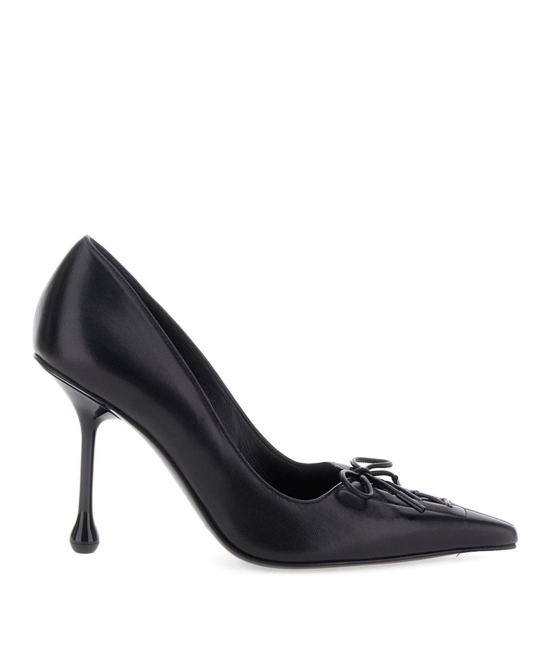 JIMMY CHOO Черные кожаные туфли, фото 1