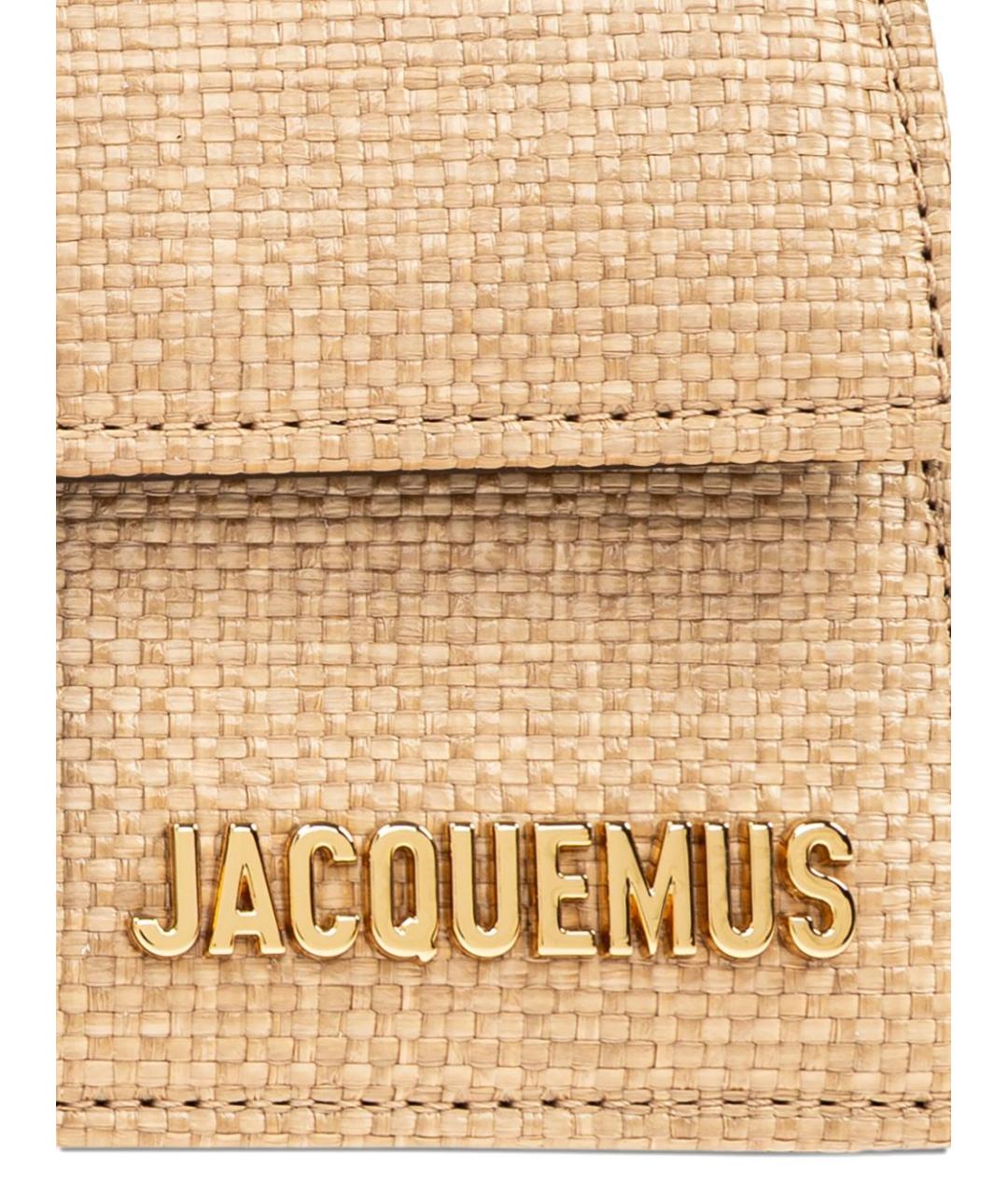 JACQUEMUS Бежевая сумка с короткими ручками, фото 2