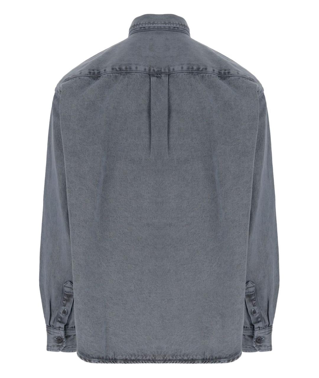 CARHARTT WIP Серая хлопковая кэжуал рубашка, фото 2