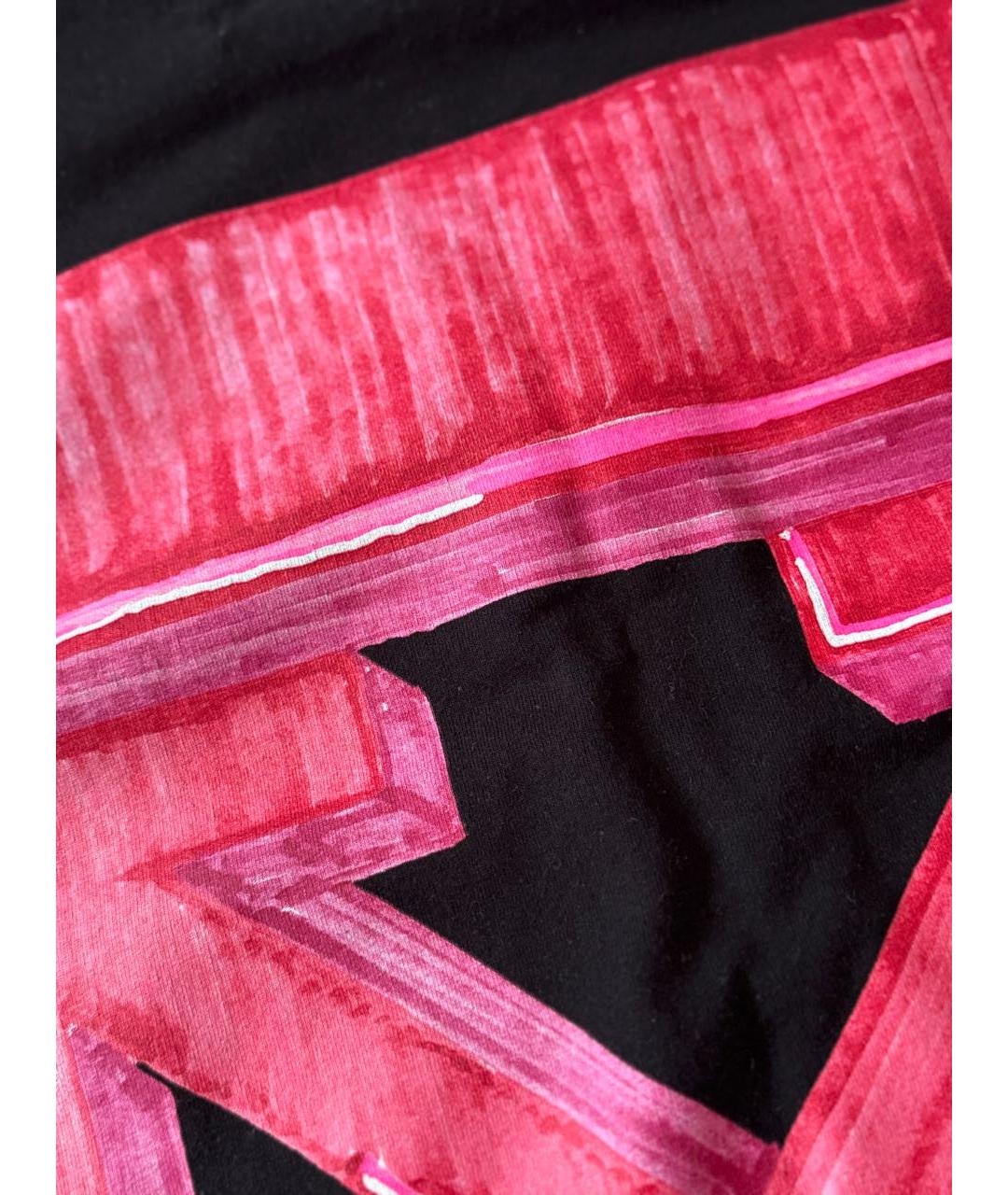 OFF-WHITE Черная хлопковая футболка, фото 5