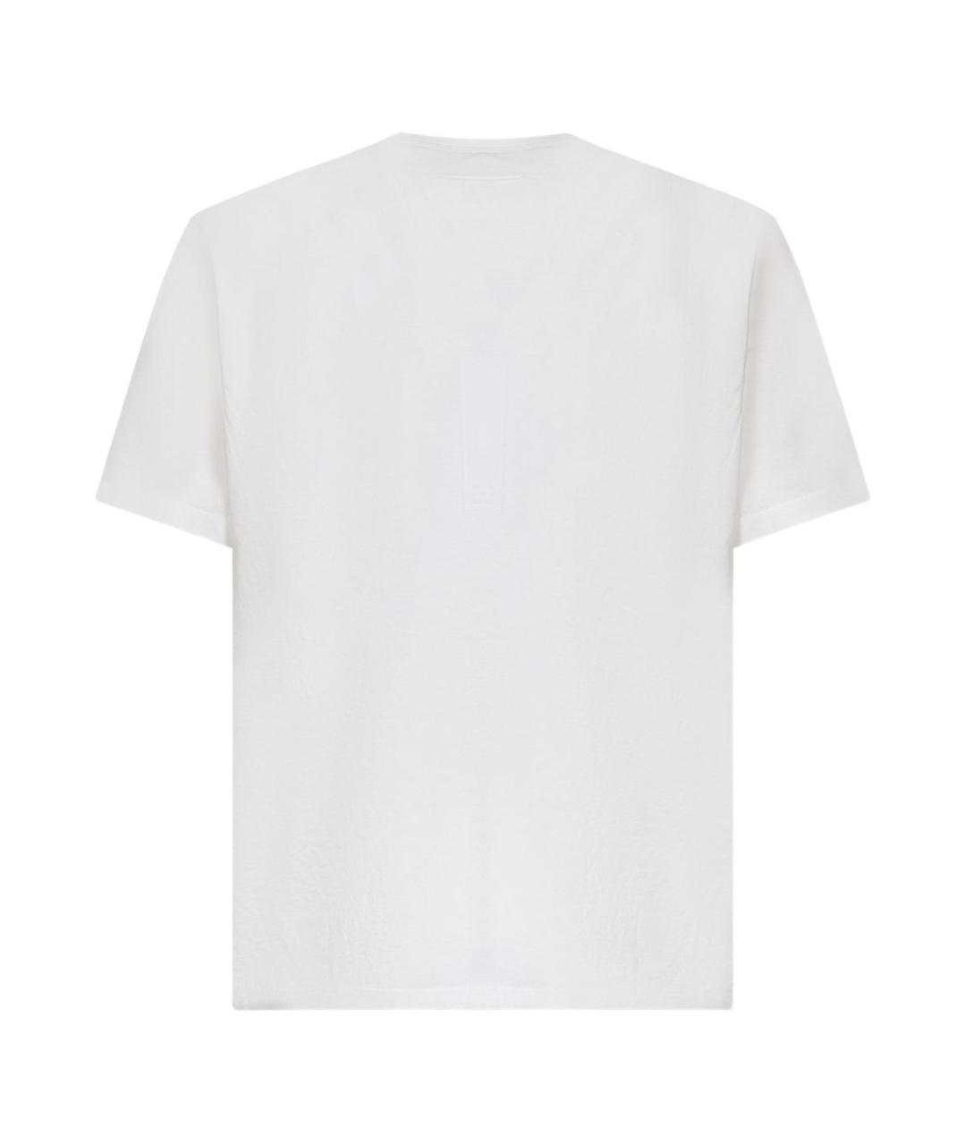 MM6 MAISON MARGIELA Белая хлопковая футболка, фото 2