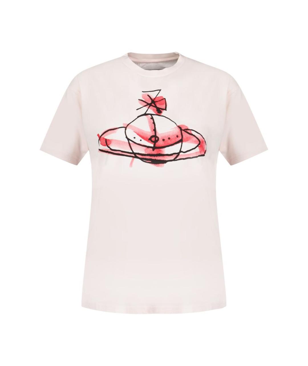 VIVIENNE WESTWOOD Розовая футболка, фото 1