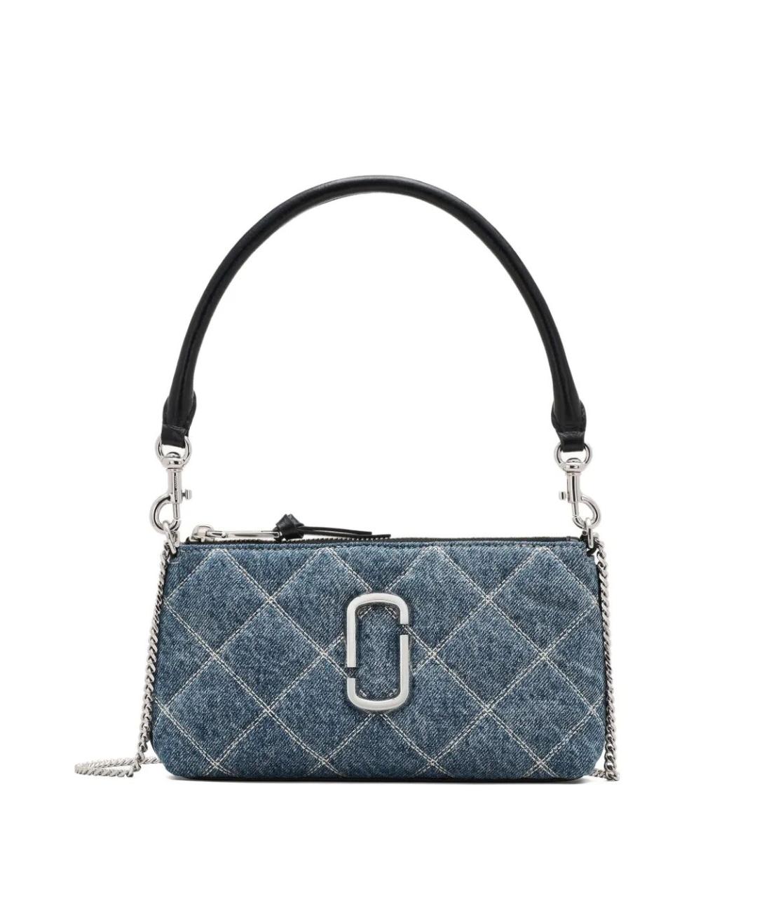 MARC JACOBS Синяя хлопковая сумка через плечо, фото 1