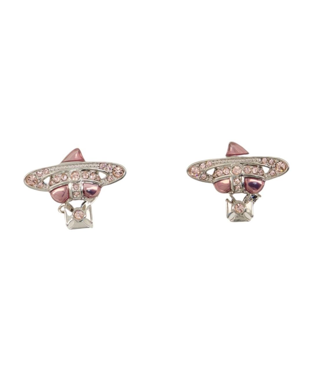 VIVIENNE WESTWOOD Серебряные металлические серьги, фото 1