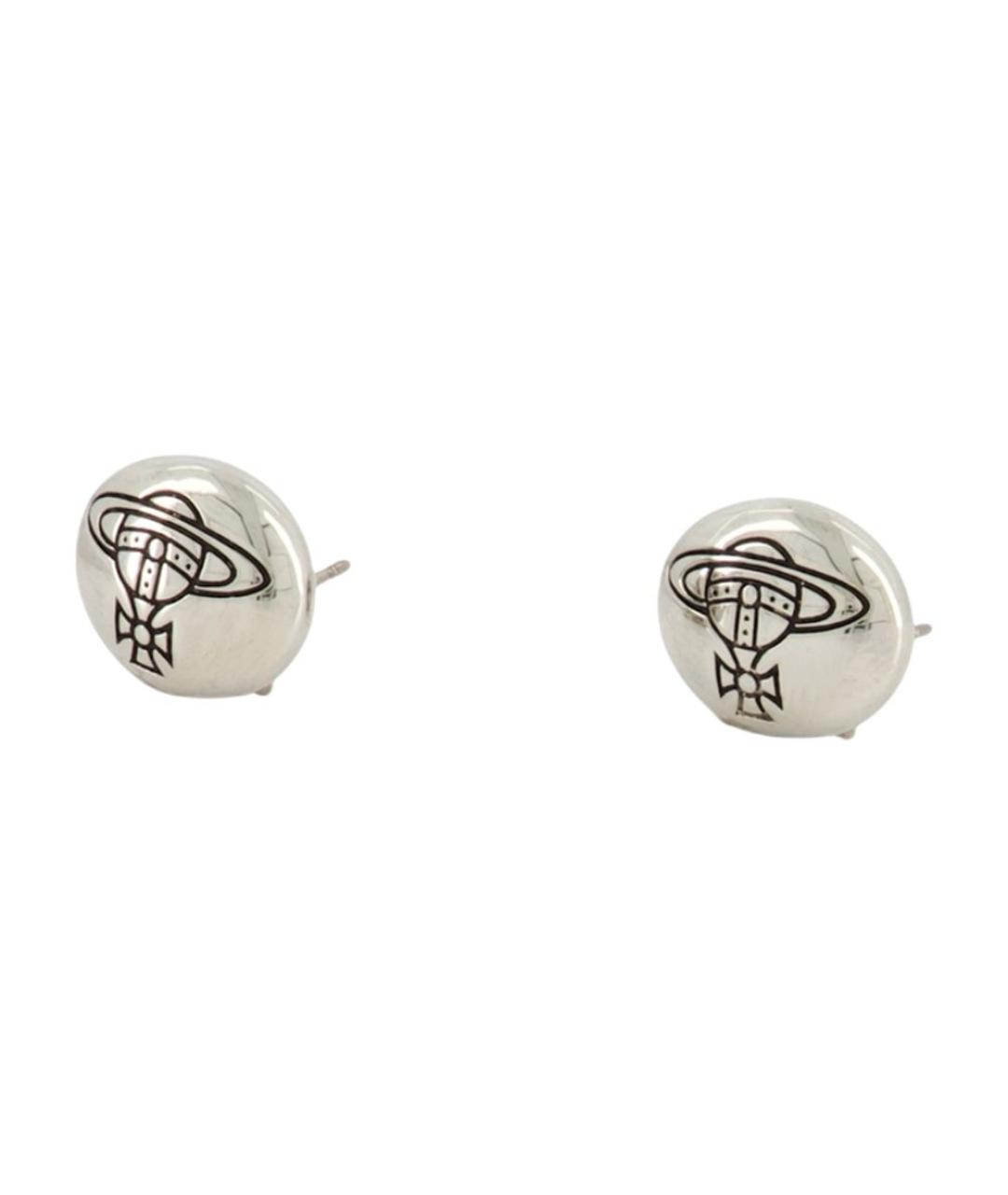 VIVIENNE WESTWOOD Серебряные металлические серьги, фото 2