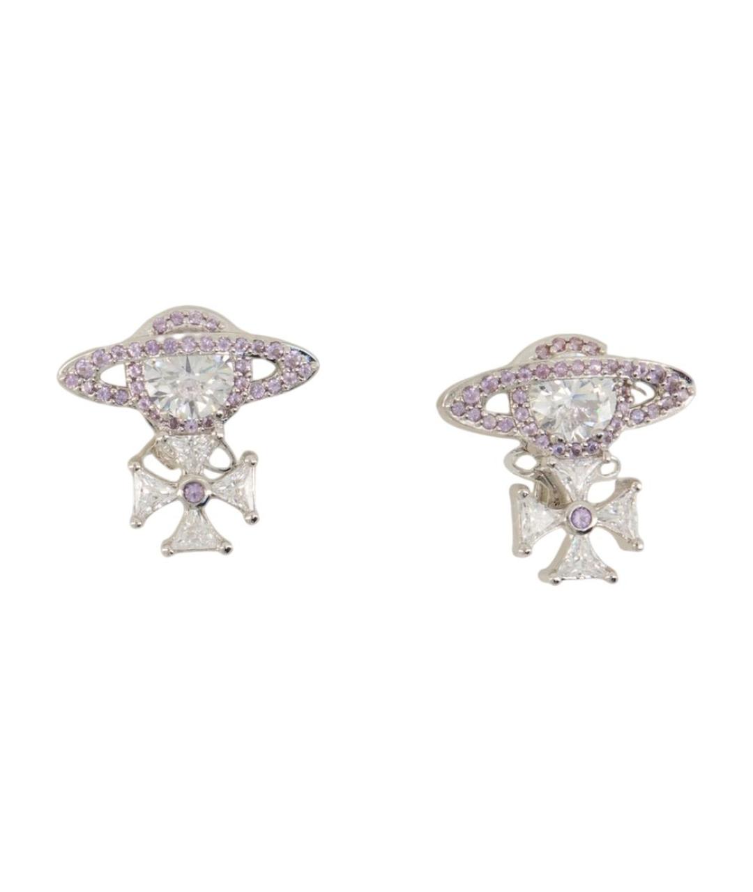 VIVIENNE WESTWOOD Серебряные металлические серьги, фото 1
