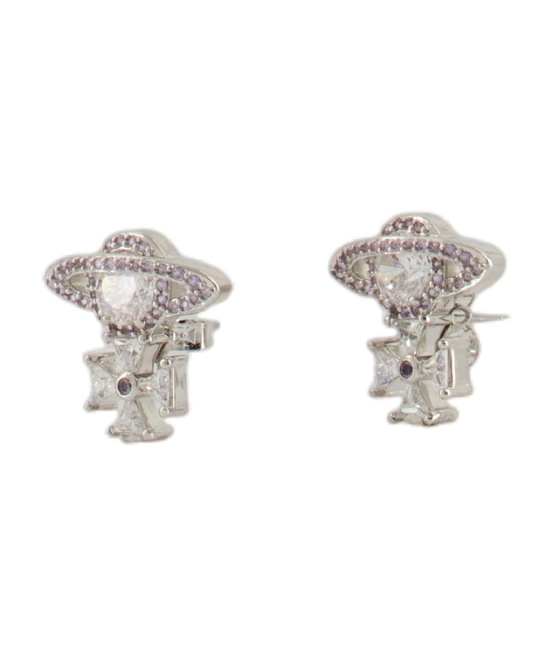 VIVIENNE WESTWOOD Серебряные металлические серьги, фото 2