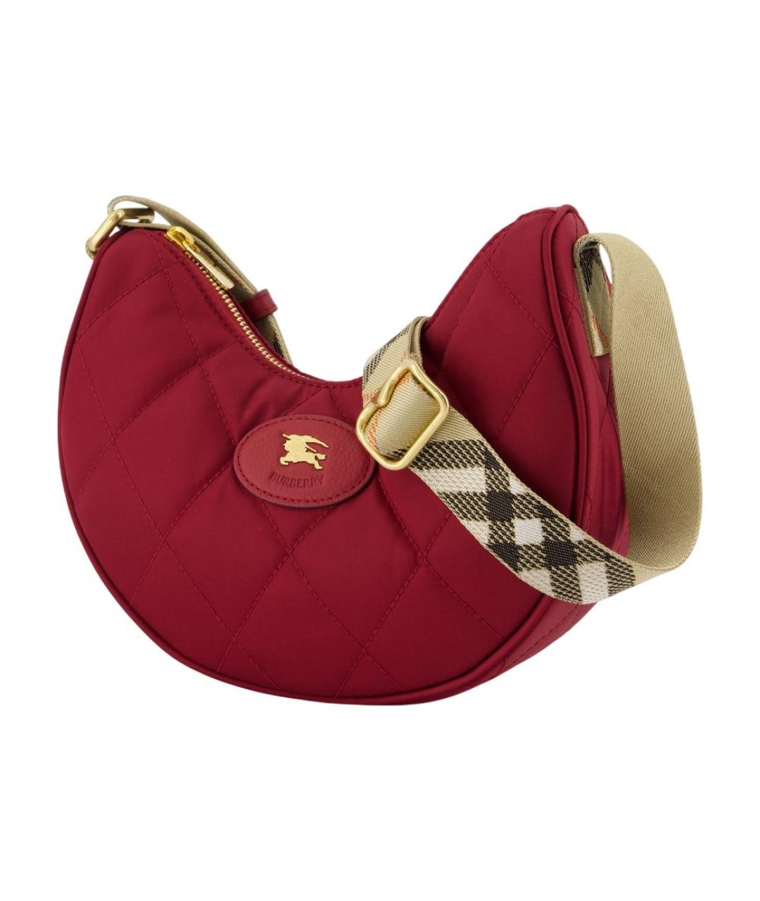 BURBERRY Красная сумка через плечо, фото 2