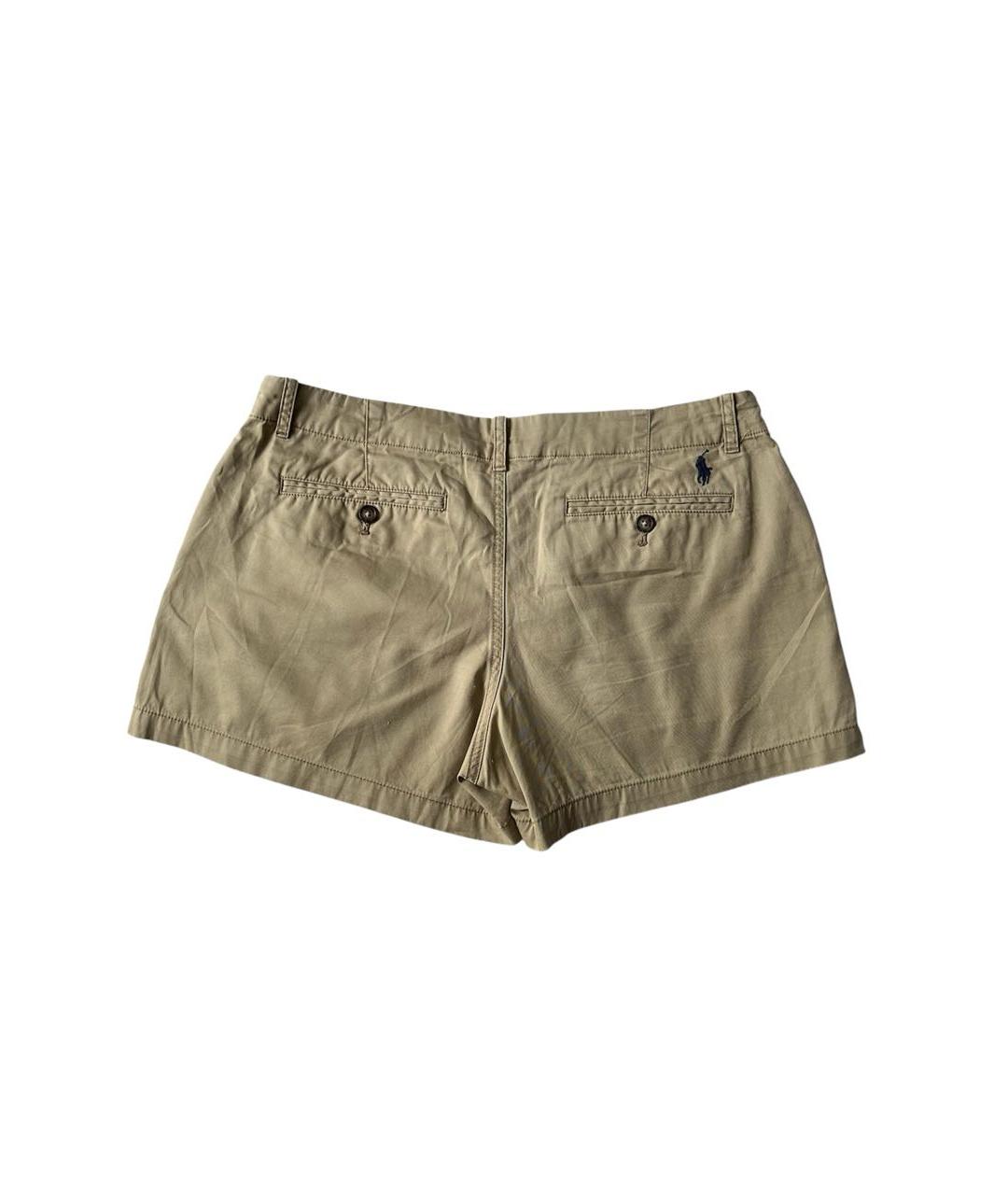 POLO RALPH LAUREN Бежевые хлопковые шорты, фото 5