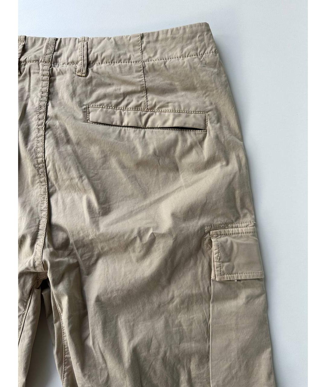 STONE ISLAND Бежевые повседневные брюки, фото 6