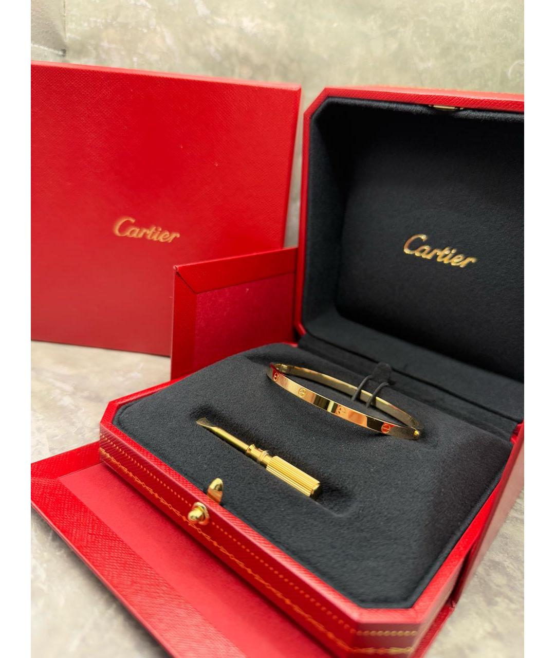 CARTIER Золотой браслет из желтого золота, фото 2