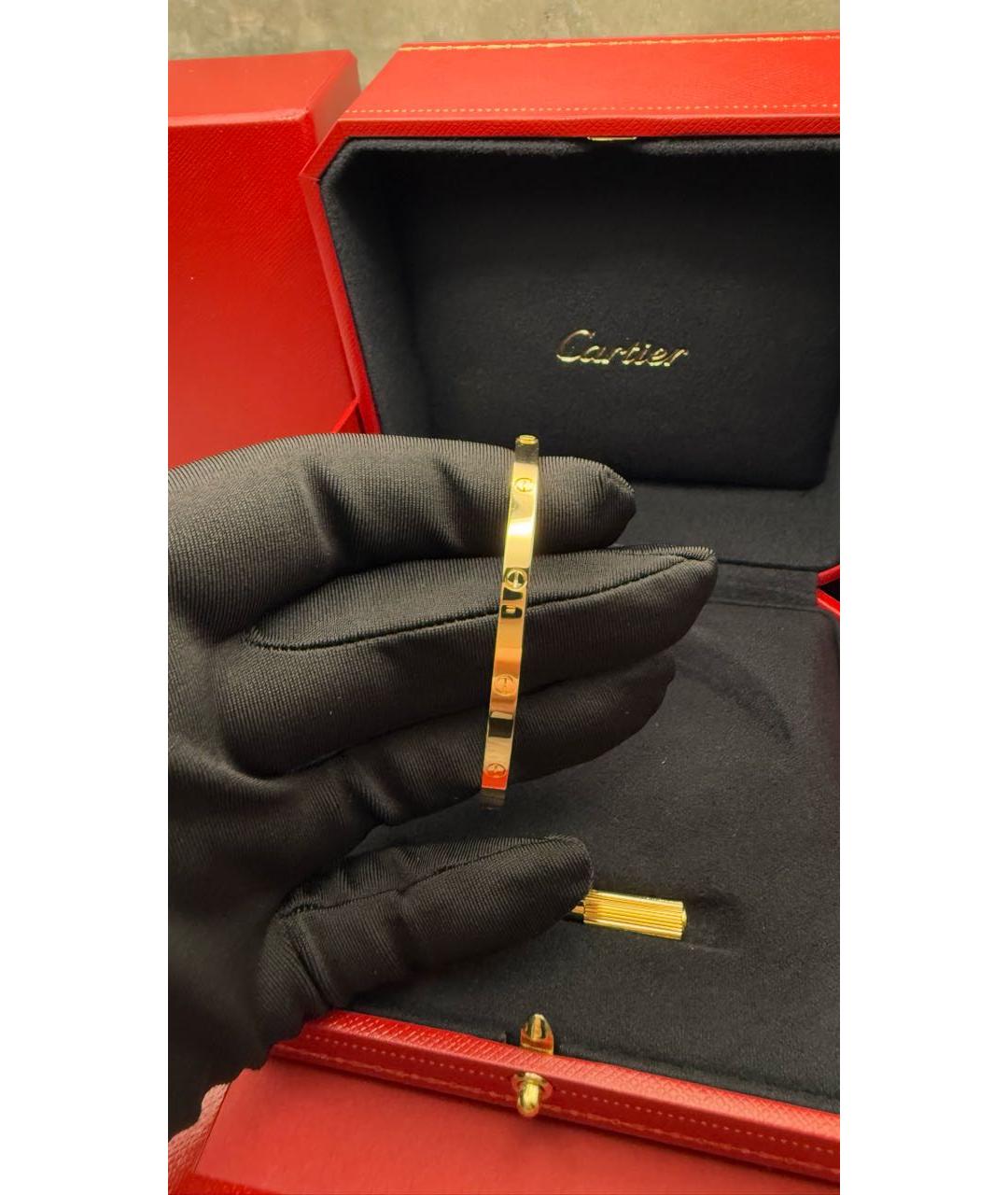 CARTIER Золотой браслет из желтого золота, фото 4
