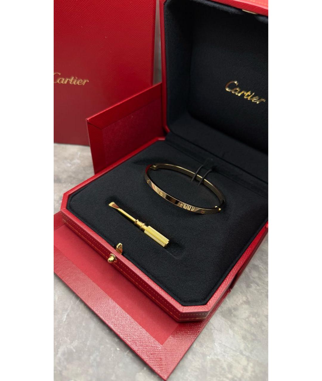 CARTIER Золотой браслет из желтого золота, фото 3
