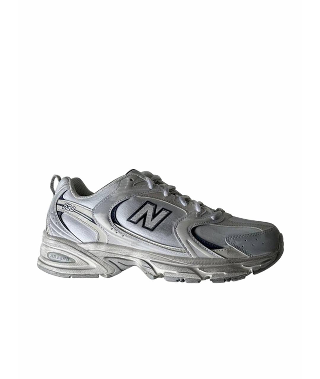 NEW BALANCE Белые низкие кроссовки / кеды, фото 1