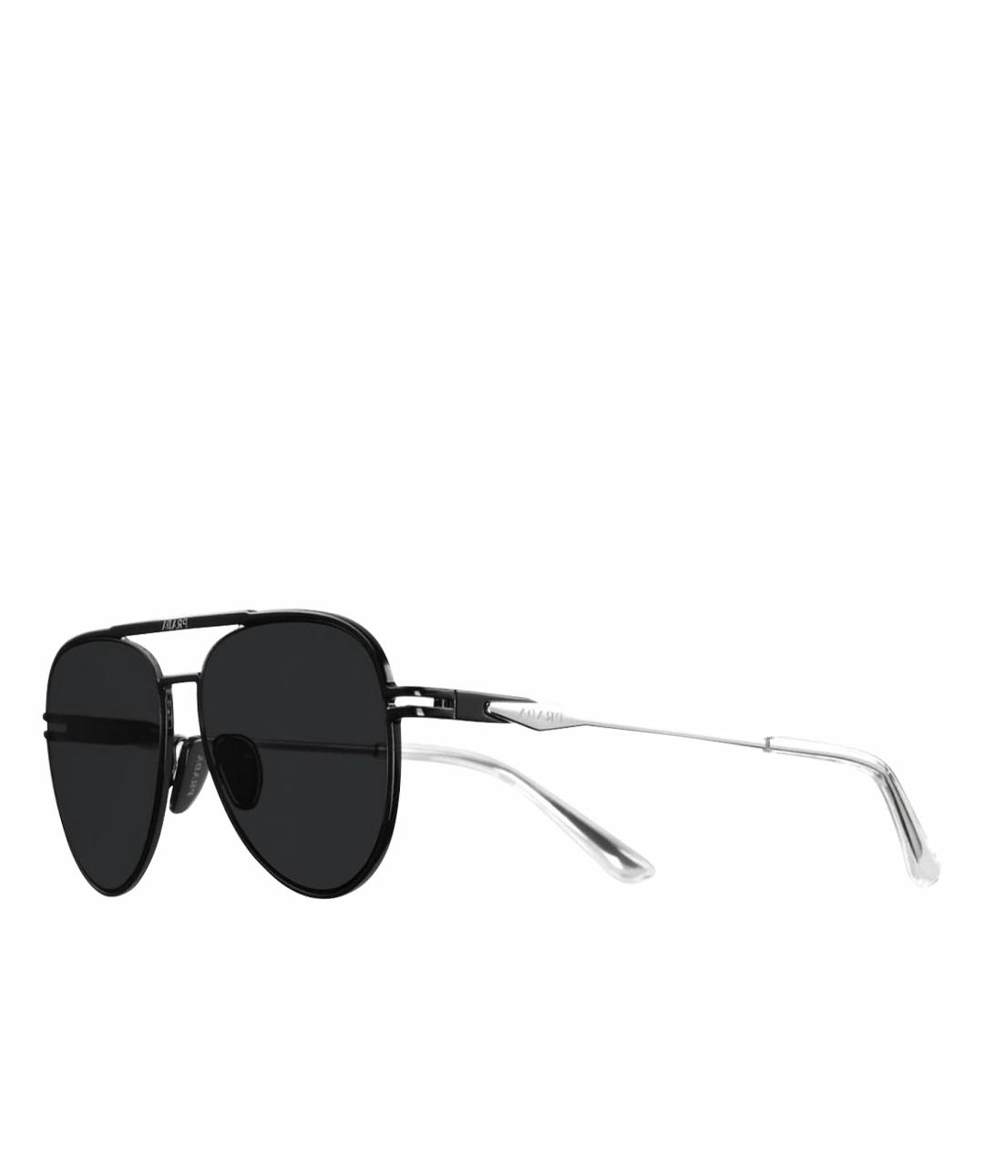 PRADA Черные металлические солнцезащитные очки, фото 1