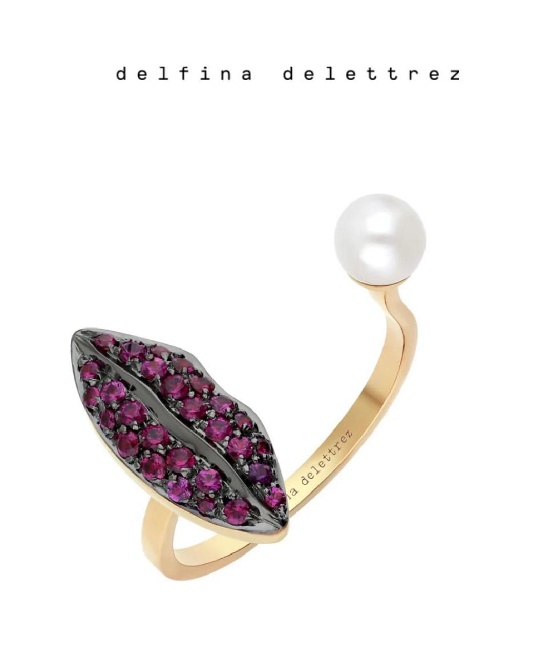 DELFINA DELETTREZ Золотое кольцо из желтого золота, фото 7