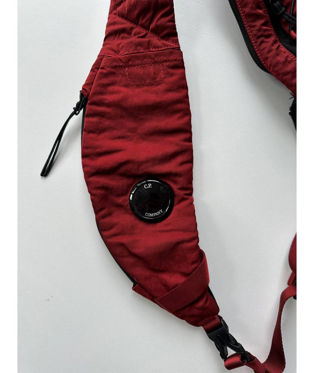 CP COMPANY Красная сумка на плечо, фото 2