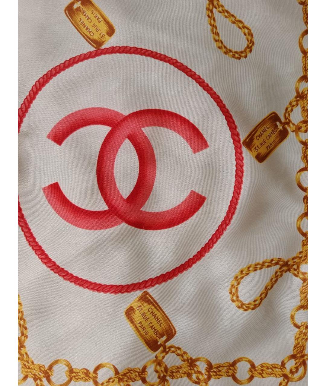 CHANEL Мульти шелковый платок, фото 6