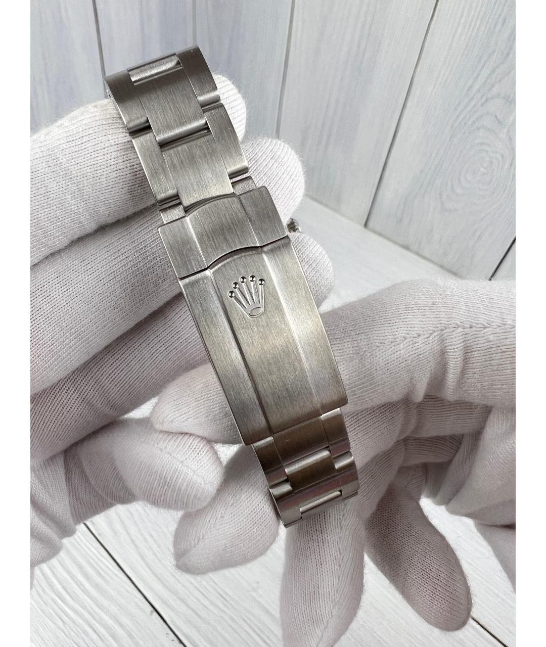 ROLEX Серебряные металлические часы, фото 6