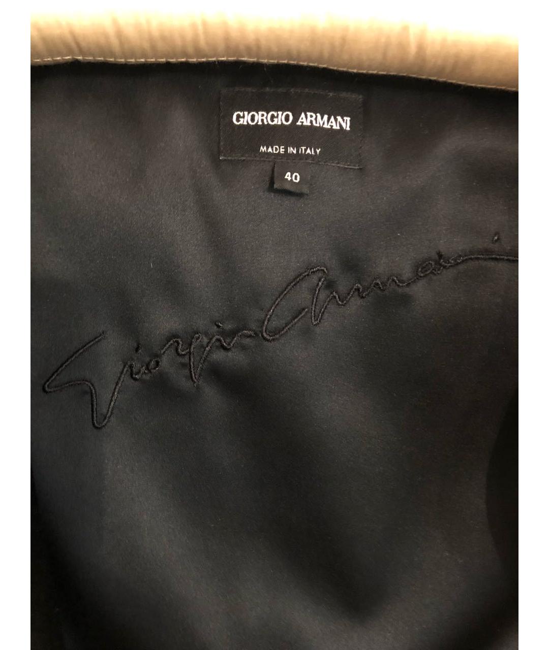 GIORGIO ARMANI Черный жакет/пиджак, фото 4