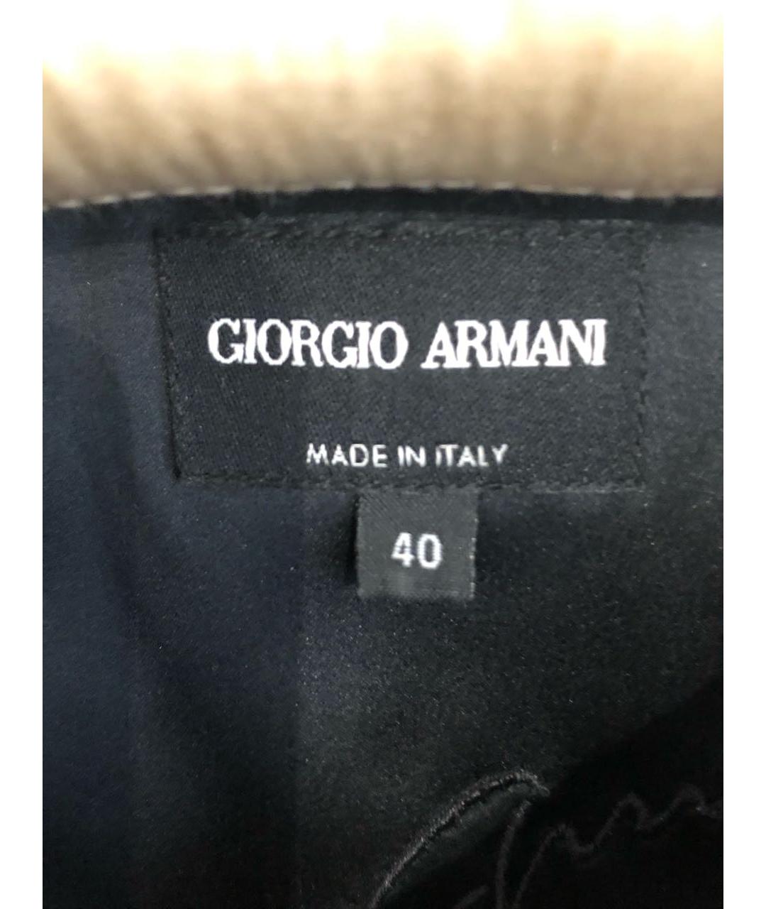 GIORGIO ARMANI Черный жакет/пиджак, фото 3