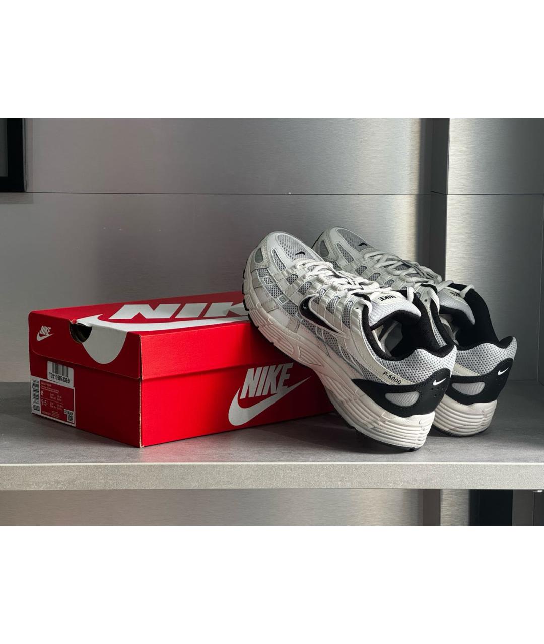 NIKE Серые низкие кроссовки / кеды, фото 6