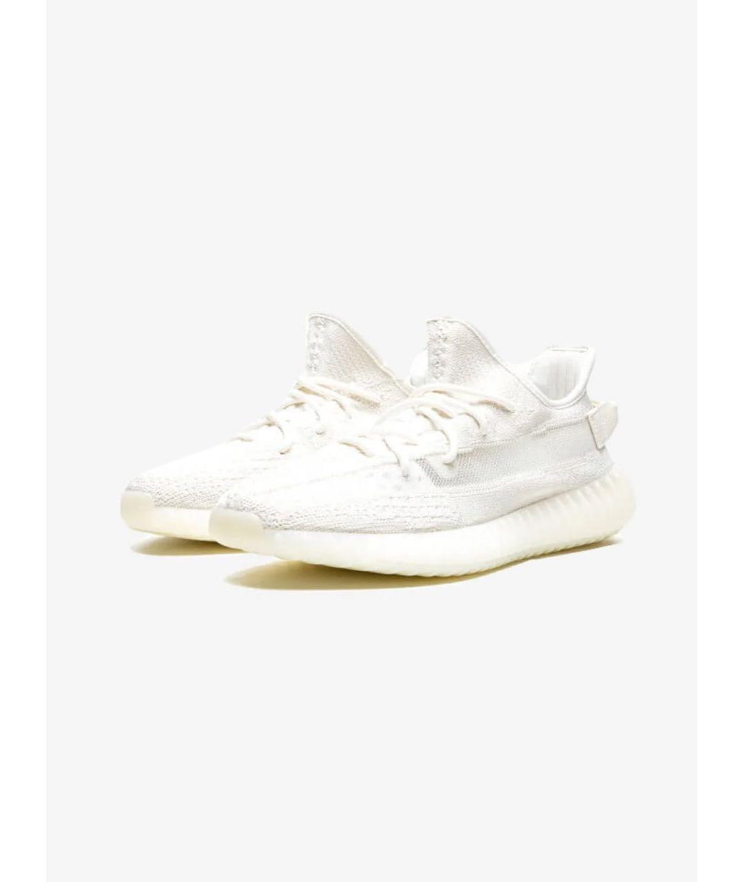 ADIDAS YEEZY Белые низкие кроссовки / кеды, фото 2