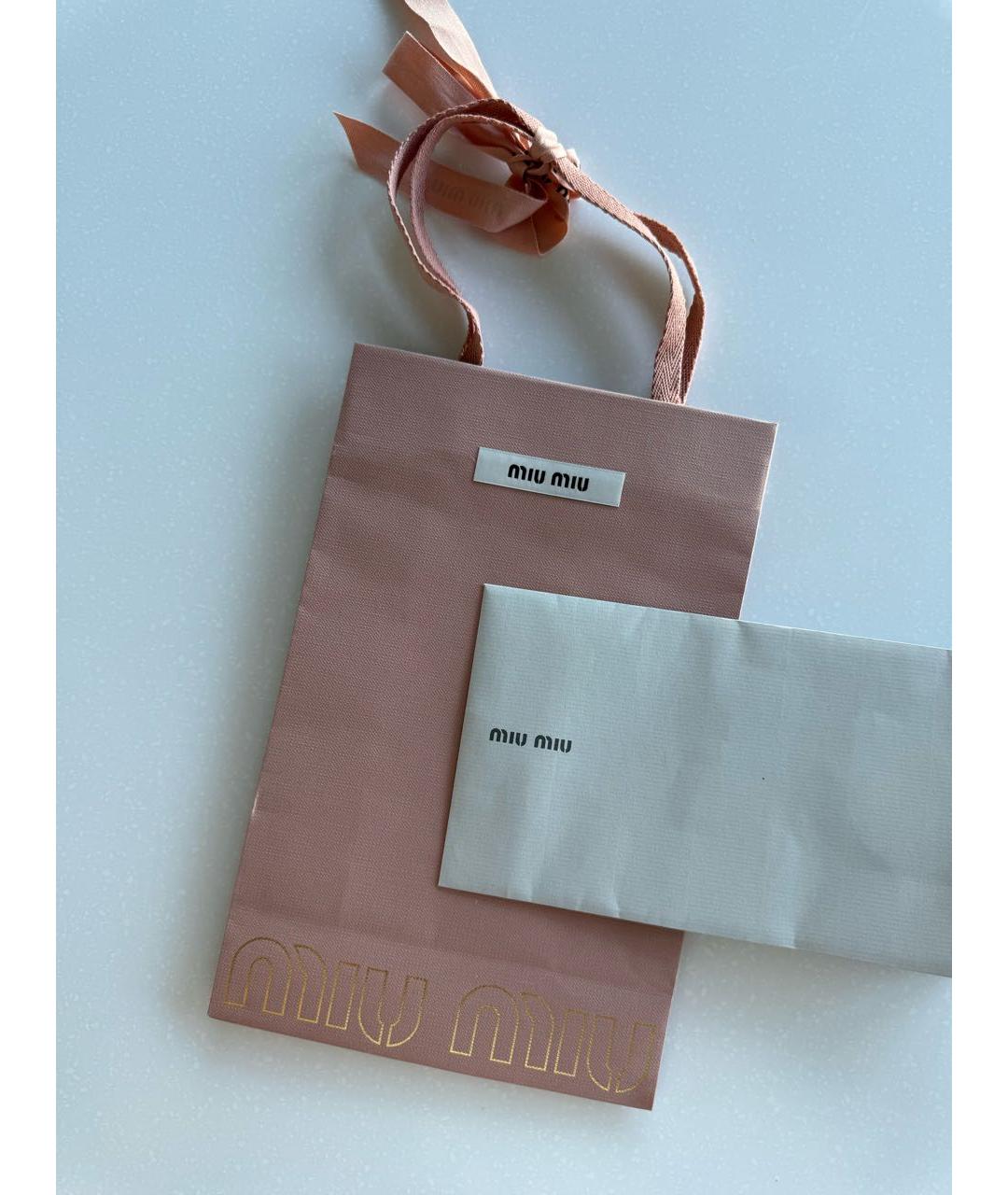 MIU MIU Белая заколка, фото 6
