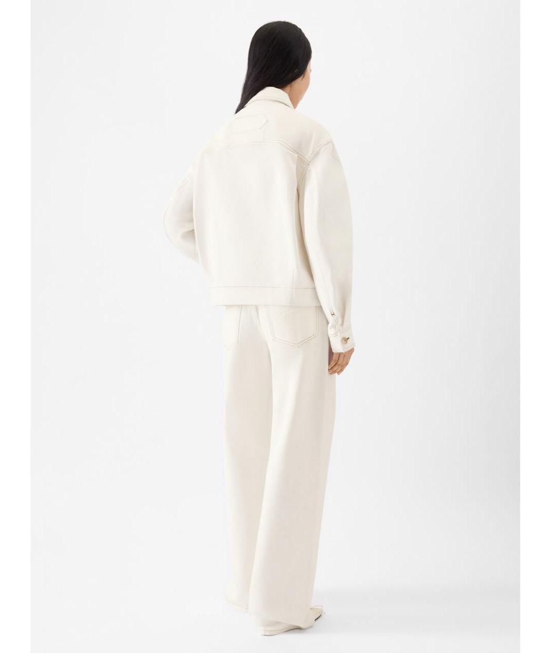 JACQUEMUS Белая хлопковая куртка, фото 3