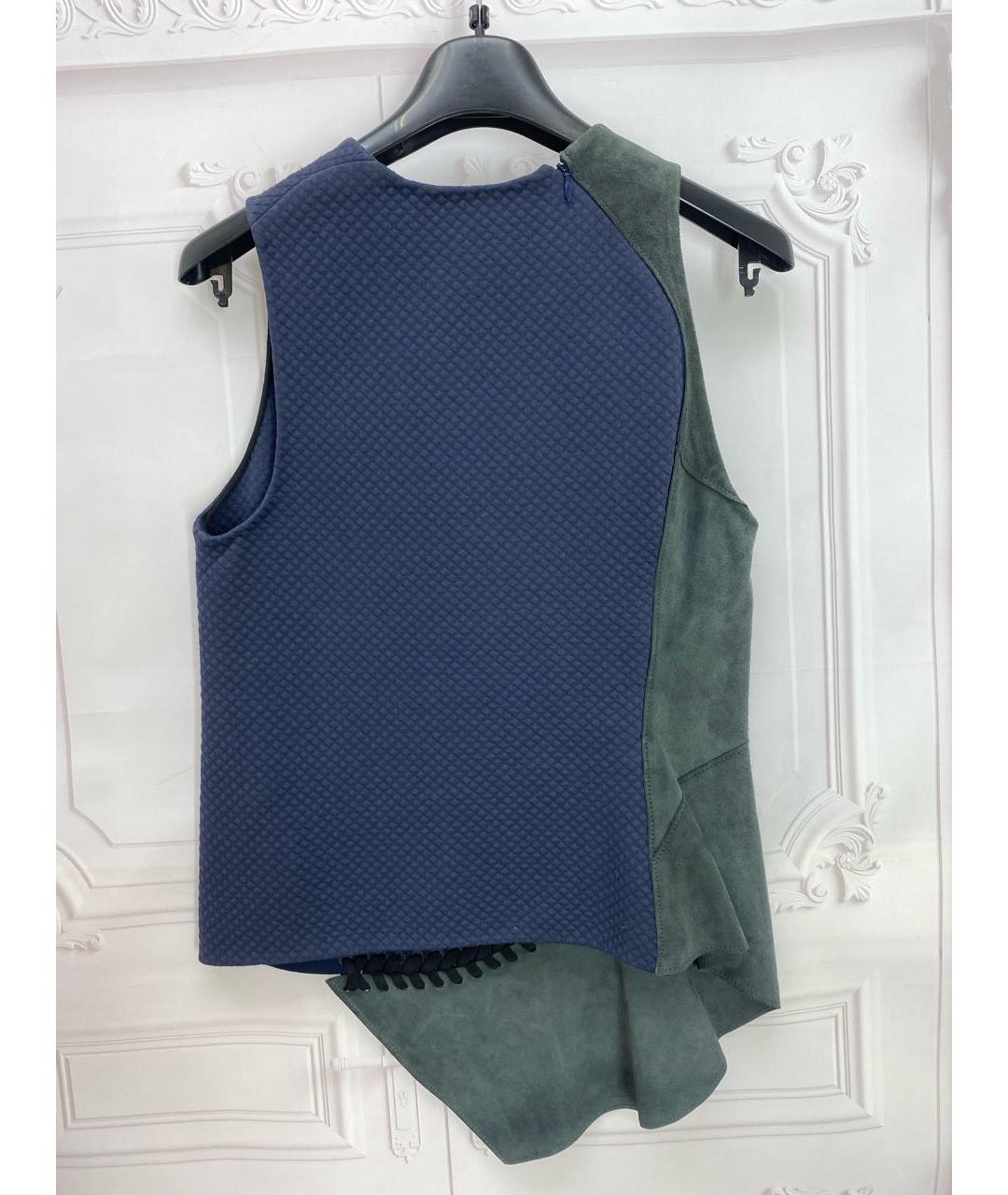 3.1 PHILLIP LIM Темно-синяя майка, фото 2