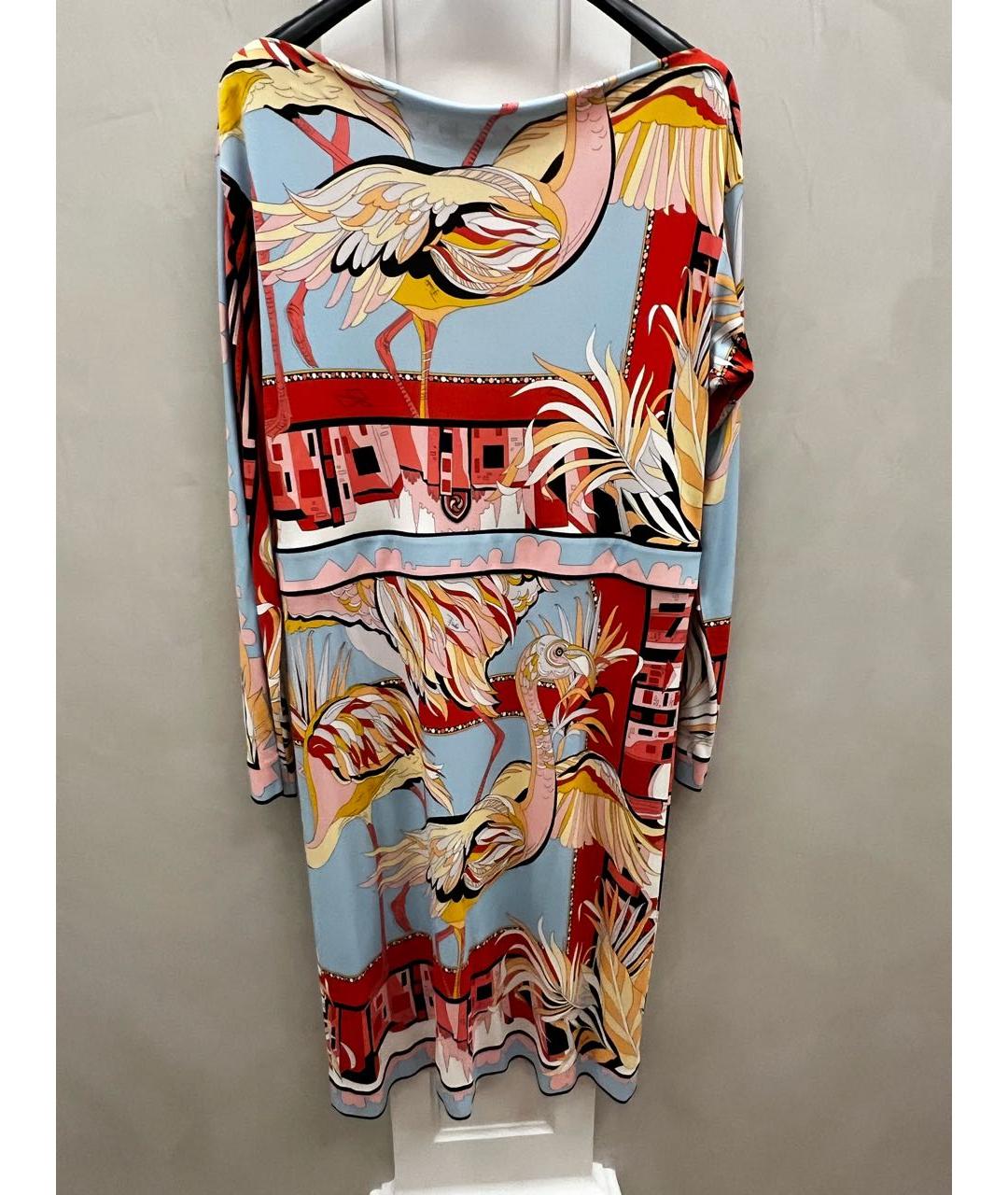 EMILIO PUCCI Мульти вискозное коктейльное платье, фото 2