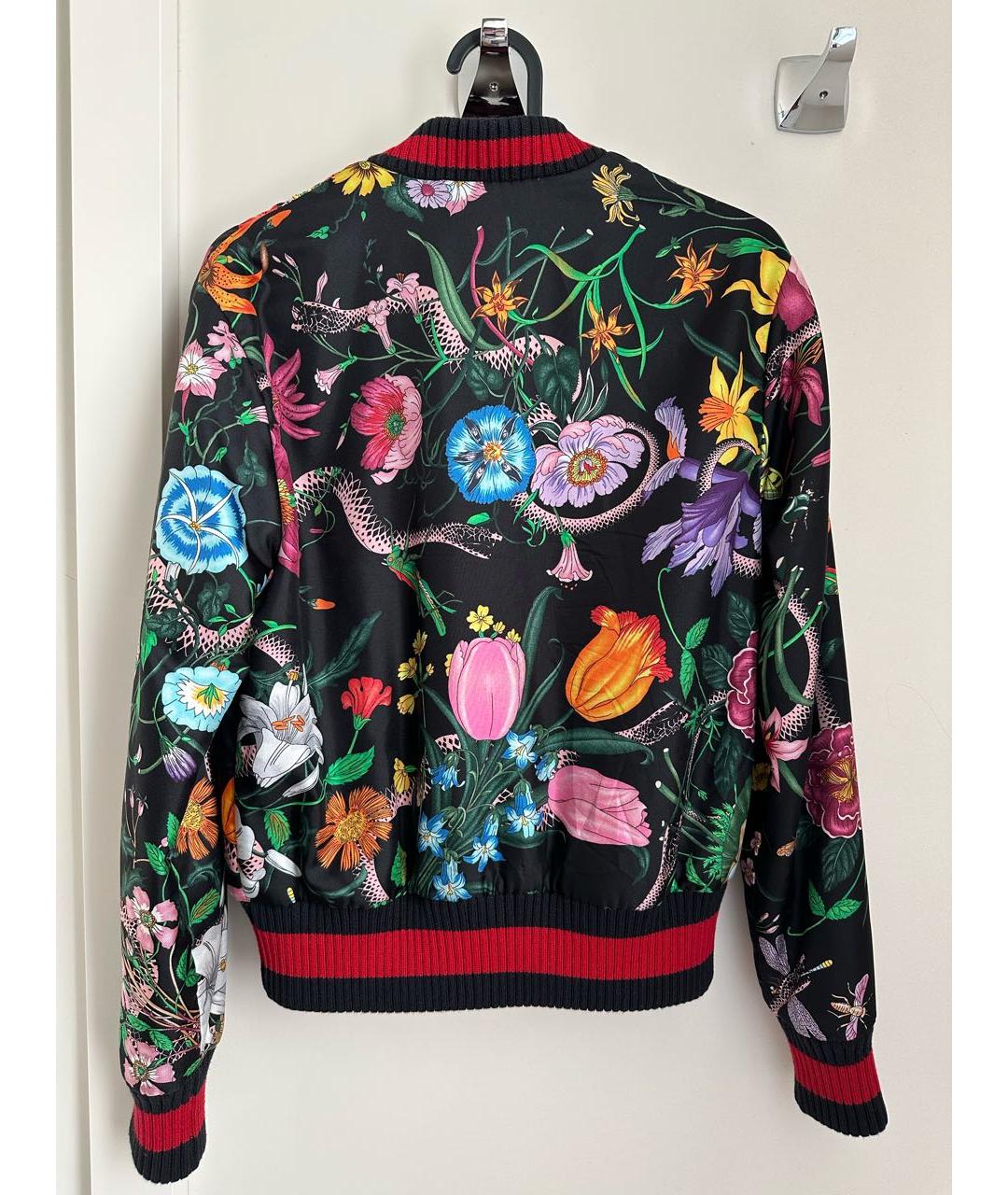 GUCCI Мульти шелковая куртка, фото 3
