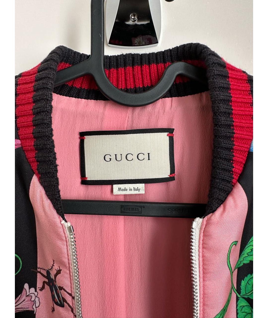 GUCCI Мульти шелковая куртка, фото 4