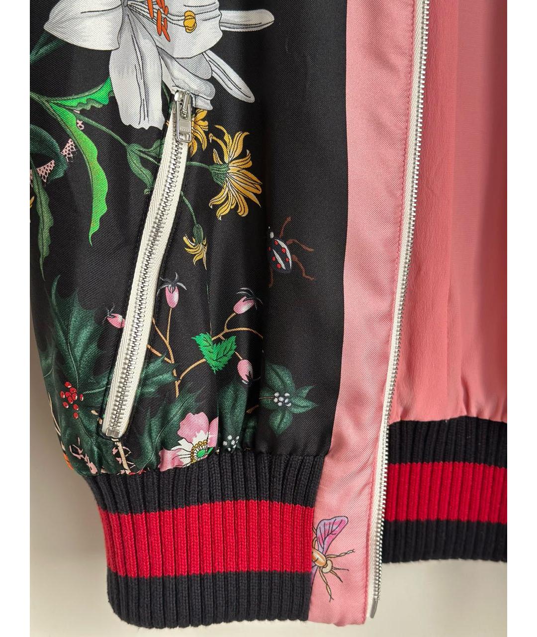 GUCCI Мульти шелковая куртка, фото 6